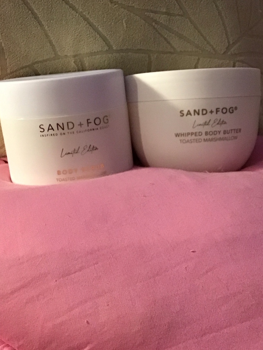 New SAND + FOG Limited Edition Toasted Marshmallow Whipped Body Butter + Scrub